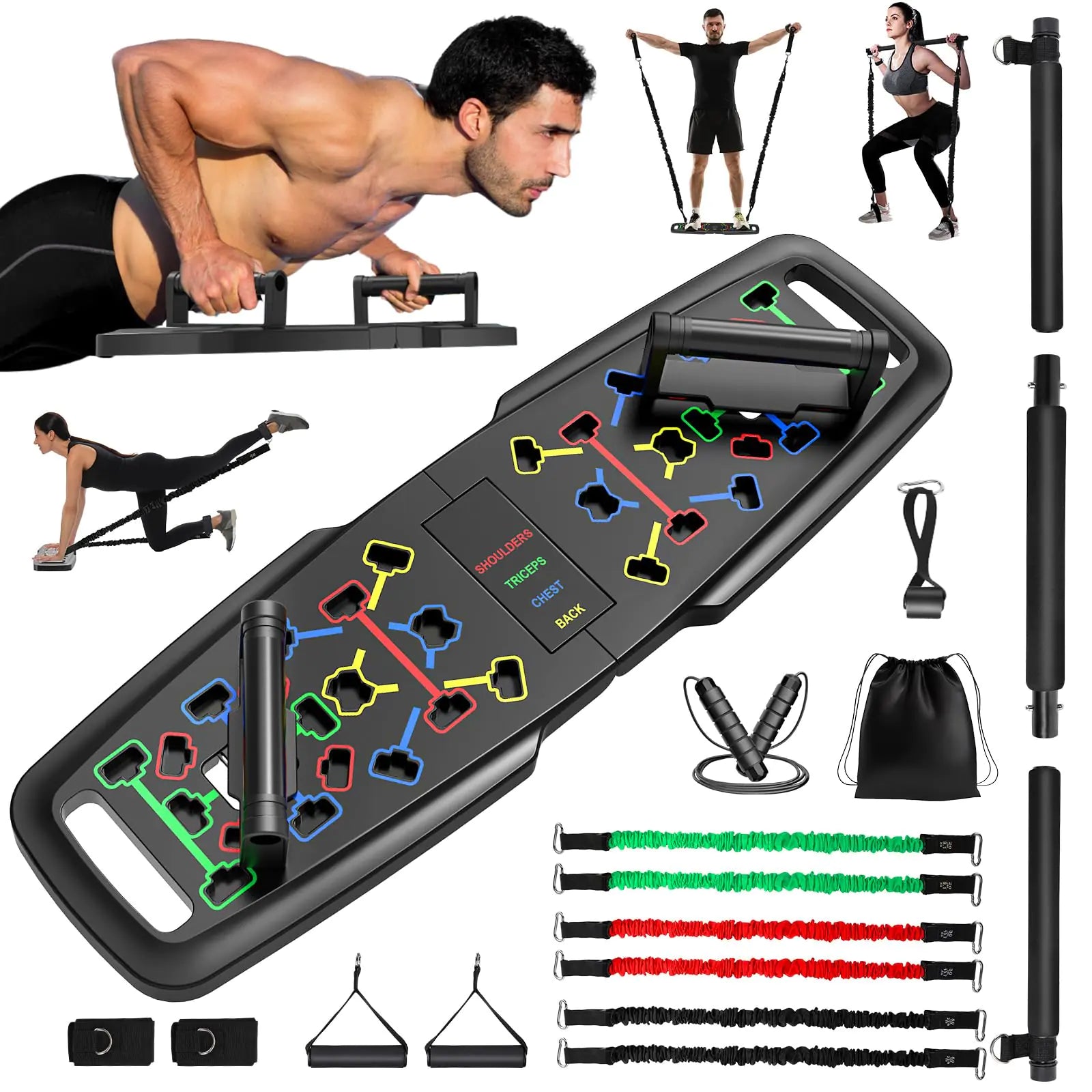 Portable Multifunctional Fitness Board – Full-Body Home Workout